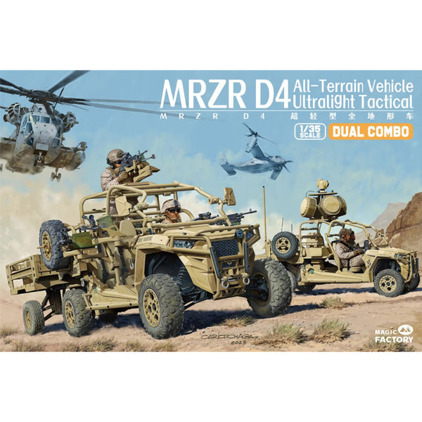 MRZR D4 Ultra-light Tactical All-terrain Vehicle Dual Combo 1/35