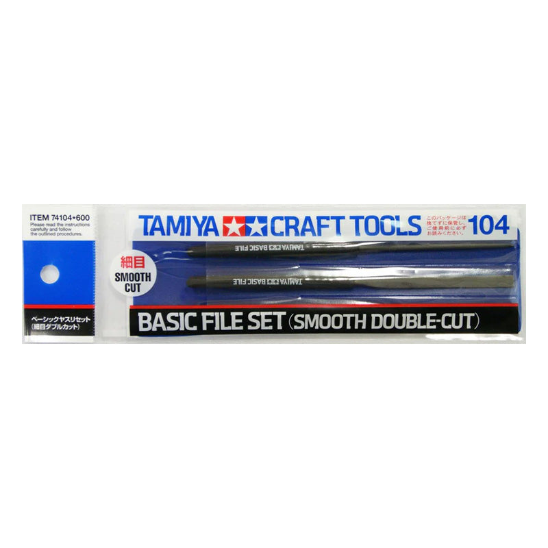 Tamiya Basic File Set (Smooth Double Cut) 3 Pcs – Serious Models
