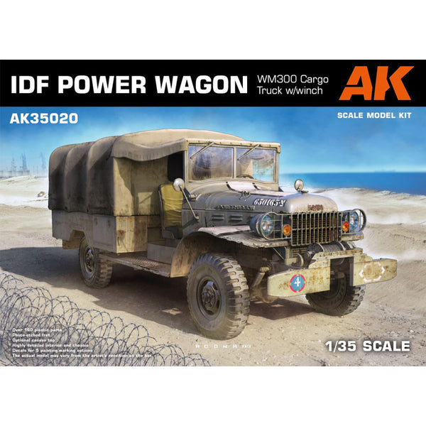 IDF Power Wagon WM300 Cargo Truck w/winch 1/35