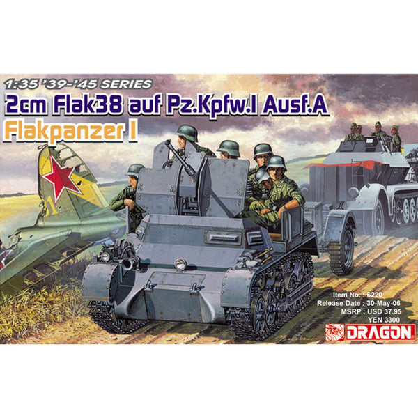 2cm Flak 38 auf Pz.Kpfw.I Ausf.A Flak panzer I SPAAG 1/35