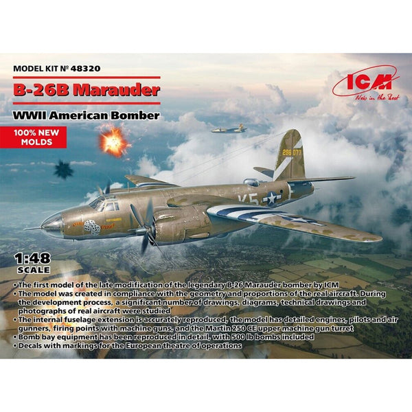B-26B Marauder WWII American Bomber 1/48