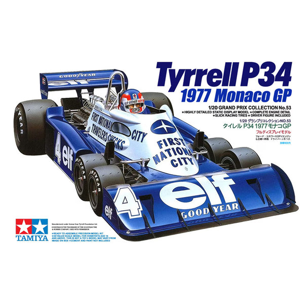 Tyrrell P34 Six Wheeler 1977 Monaco GP 1/20
