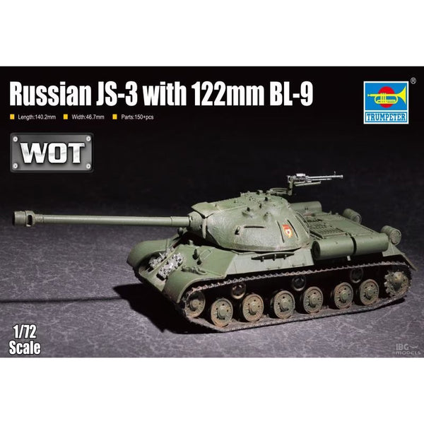 Russian JS-3 with 122mm BL-9 - WoT 1/72