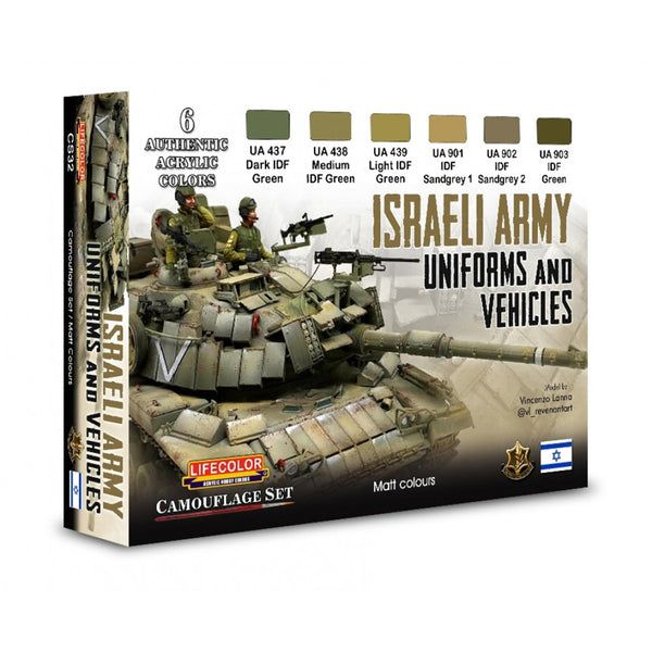CS32 Israeli tanks and uniforms - Lifecolor