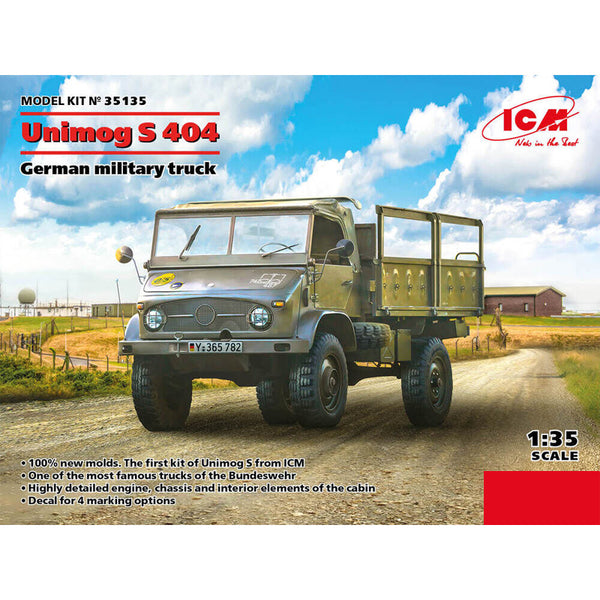 Unimog S 404, German military truck 1/35
