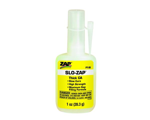 ZAP CYANOACRYLATE 1 oz. (28.3 gram) Slo-Zap CA