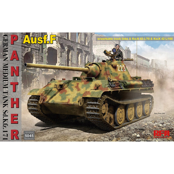 Sd.Kfz. 171 Panther Ausf. F /w workable track links 1/35
