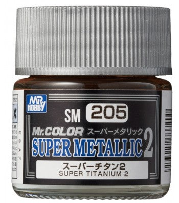 SM-205 MR. COLOR SUPER METALLIC 2 - SUPER TITANIUM 2