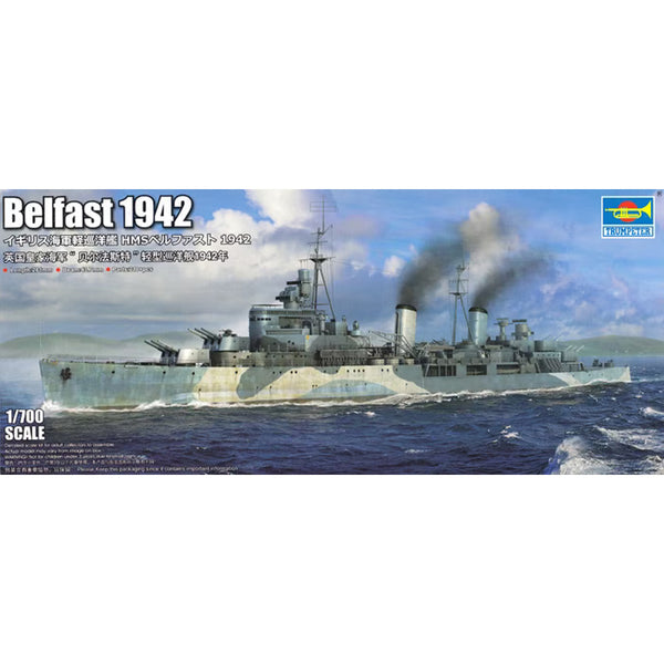 1/700 HMS Belfast, 1942 | Bâteaux | TRUMPETER | Marques | FR 1/700 HMS Belfast, 1942 | Bâteaux | TRUMPETER | Marques | FR