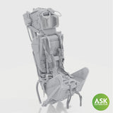 Ejection Seat - M.B Mk.2E with seat belts, with survival pack, rec. for Gloster Meteor, Revell 1/32
