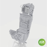 Ejection Seat - M.B Mk.2E excl. seat belts, with survival pack, rec. for Gloster Meteor, Revell 1/32