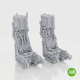 SJU-17  Ejection Seats for F-14D - with seat belts (2pcs) recom. for Trumpeter 1/32