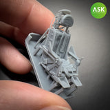 F-84F Thunderstreak ejection seat with seat belts 1/48