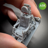 F-84F Thunderstreak ejection seat with seat belts 1/48