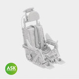 F-84F Thunderstreak ejection seat with seat belts 1/48