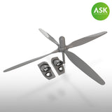 B-29 propeller set of 4 pc. and exhausts for Revell / Monogram 1/48