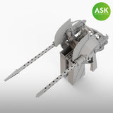B-25 Mitchell Top Dorsal turret - gun set for HK Model 1/48