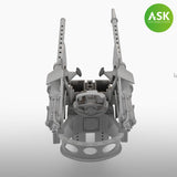 B-25 Mitchell Top Dorsal turret - gun set for HK Model 1/48