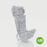 M.B. Mk.2E ejection seat excluding seat belts, rec. for Gloster Meteor F.8 Airfix kit 1/48