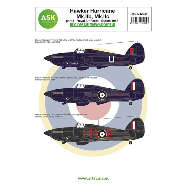 Hawker Hurricane Mk.IIb / Mk.IIc part 8 - Royal Air Force Burma 1942 1 ...