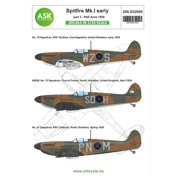 Spitfire Mk.I early part 3 - RAF 1939 1/32 – Serious Models