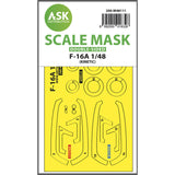 F-16C Block 52 Viper HAF /w Canopy Masks 1/48