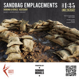 Sandbag Emplacement Segments 1/35