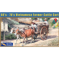 60's-70's Vietnamese Farmer Cattle Cart 1/35