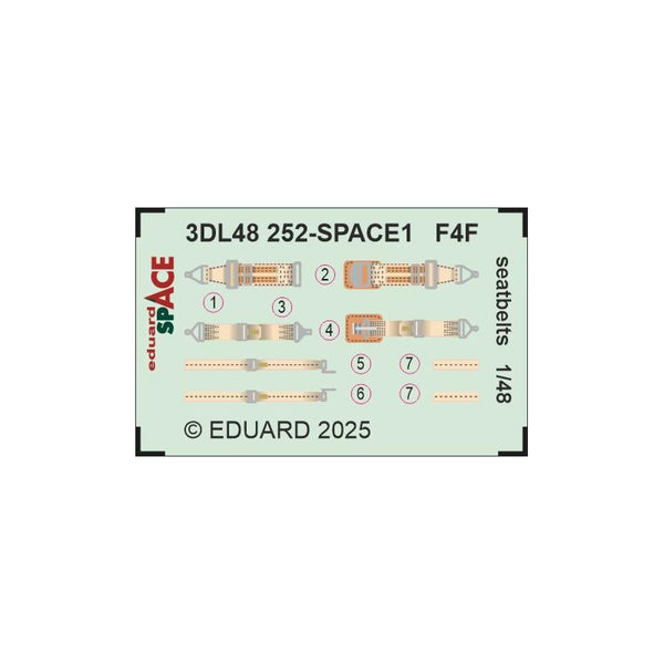 F4F seatbelts SPACE 1/48