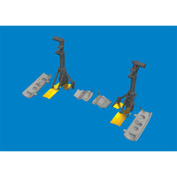 P-40E undercarriage legs PRINT 1/48