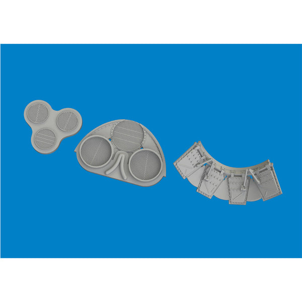 P-40N radiators upgrade set PRINT 1/48