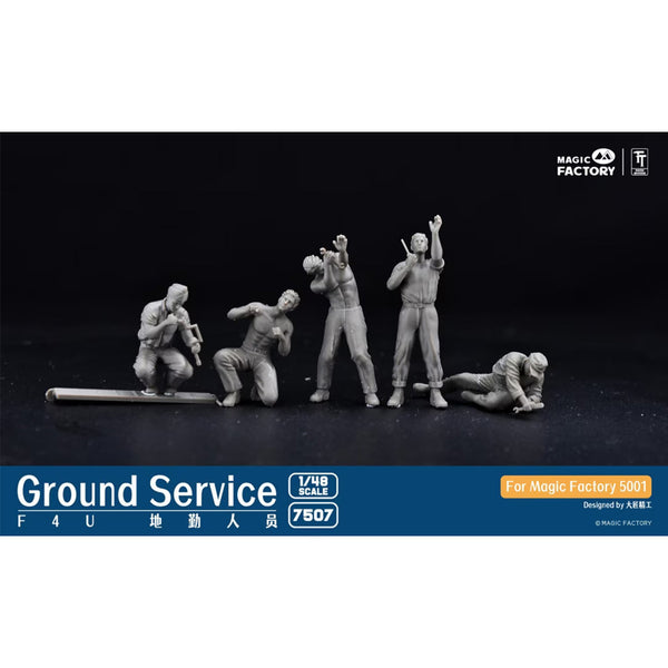 Ground Service Crew Set  1/48