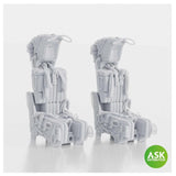 RU-7A Ejection Seats for F-14A/B Early - with seat belts (2pcs) rec. for Trumpeter 1/32