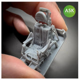 F-84F Thunderstreak ejection seat with seat belts 1/48