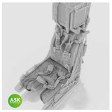 SJU-17 Ejection Seats for F/A-18F and EA-18G Growler - 2 pcs with seat belts rec. for MENG 1/48