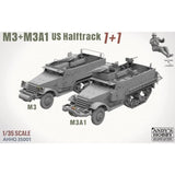 M3 and M3A1 US Halftrack 1+1 Combo Kit 1/35