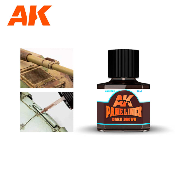 AK DARK BROWN PANELINER - 40ml