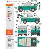 LAND ROVER 88 SERIES IIA CRANE-TOW TRUCK 1/35