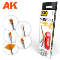 AK-663 SURVIVAL WEATHERING BRUSHES SET