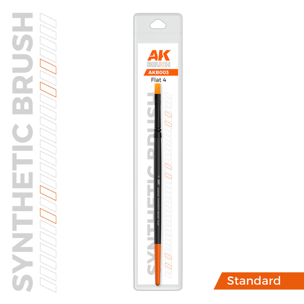 AK SYNTHETIC BRUSH – FLAT 4
