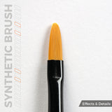 AK SYNTHETIC BRUSH – FILBERT 4