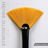 AK SYNTHETIC BRUSH – FAN SHAPE