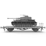 Panzer IV Ausf.J early/mid w/Ommr Flatbed railway 1/35