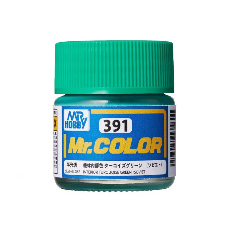 C-391 Mr. Color (10 ml) Interior Turquoise Green (Soviet) – Serious Models