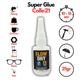 Super Glue Colle21 SLOW DRY 21g
