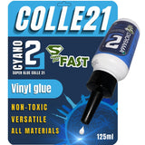 Vinyl White PVA Glue Fast Superglue Colle21 - 125 ml