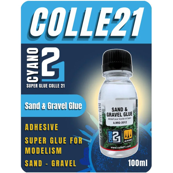 Sand & Gravel glue by Colle21 - AMMO MIG 100ml