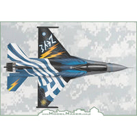 D32120 GREEK F-16C block 52 ZEUS DEMO TEAM 2015 decal 1/32