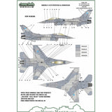 D48125 Greek F-16’s stencils and insignias 1/48