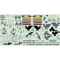 D72137 Hellenic Air Force F-16's Squadrons 1/72